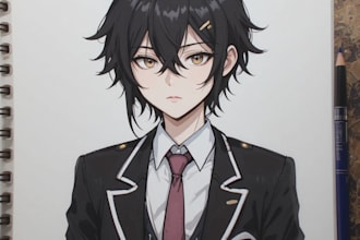 design custom danganronpa style character