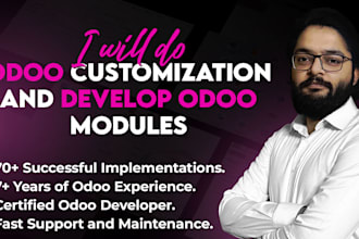 do odoo customization and develop odoo modules