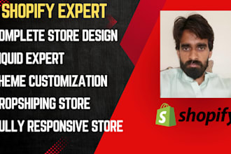 responsive shopify store design or shopify website design