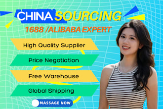 be your china sourcing agent, 1688 sourcing, alibaba sourcing, fast delivery