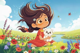 illustarte children story book illustration watercolor  picture book