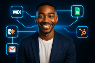 build advanced wix zapier make automation workflows forms bookings emails CRM