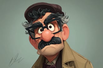 design vector character, cartoon avatar