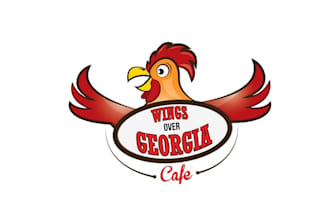 design update wings over georgia cafe logo