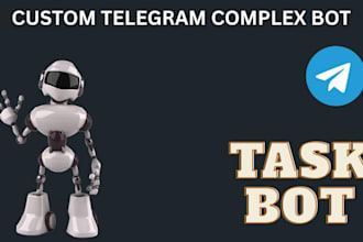 telegram complex bot, task bot, api