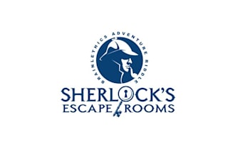 design ideal sherlock holmes escape room logo