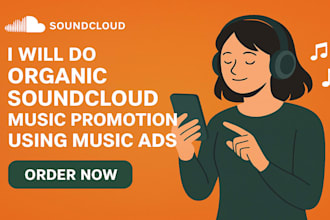 do organic soundcloud music promotion using music ads promotion