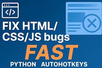 write, debug HTML, CSS, replit, ahk script, javascript, jquery for your website