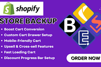 setup shopify store backup master rewind tiny aclone storelapse talon matrixify