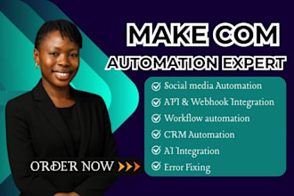 set up make com made com automation make automation api integration