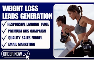 generate weight loss leads supplement leads peptides leads