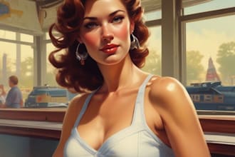 draw a pin up girl and pin up girl
