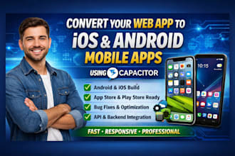 convert your web app into ios and android mobile app using capacitor