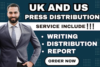 do UK and USA press release writing and distribution