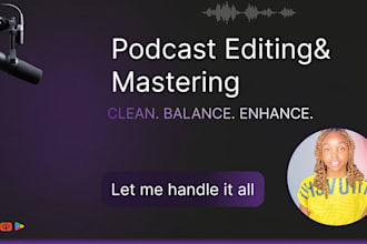 edit and master your podcast audio