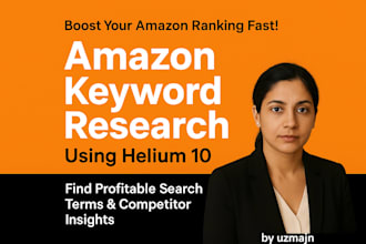provide profitable keyword research for amazon listings