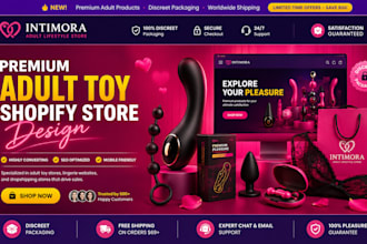 design adult toy shopify store adult toy store adult toy dropshipping store