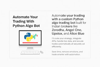 create python trading algo for indian brokers