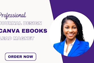 create journal design canva ebook design lead magnet journal redesign