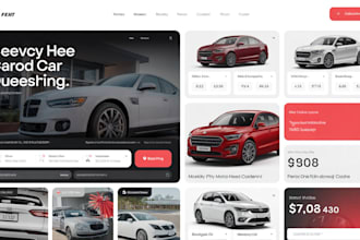 build automotive website, car dealer,rental website, automobile website and app