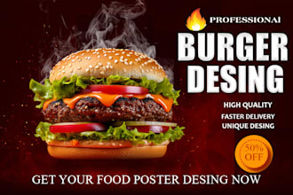 professional food flyer, fast food branding  and menu design