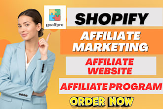 setup shopify affiliate marketing website goaffpro amazon affiliate program awin