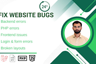 fix php bugs, errors and website issues professionally