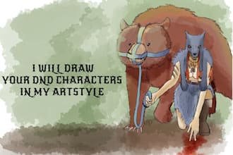 draw you dnd character in my artstyle