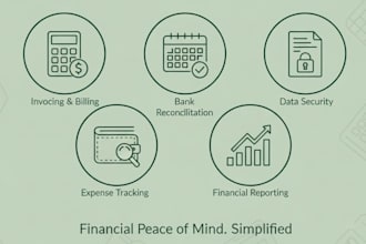 be your virtual assistant for finance admin and bookkeeping