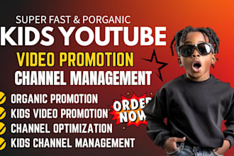 do kids youtube video promotion monetize channel with management for growth SEO