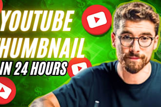 design eye catchy and viral youtube thumbnail in 24hrs