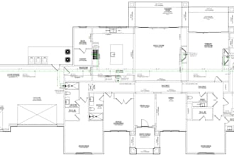 design natural gas system with calculation drawing and boq