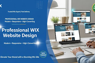 design wix website design, wix website redesign, wix studio design and wix