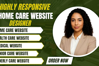 design website for group home, home care, independent living, assisted living