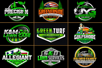 do landscape, lawn care, irrigation, eco garden, tree, nature, agriculture logo