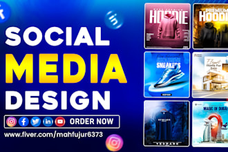 do social media post design, facebook ads, instagram post , carousel design