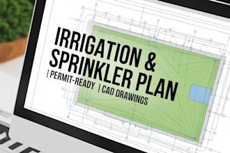 do design professional irrigation landscape drawings and sprinkler plans