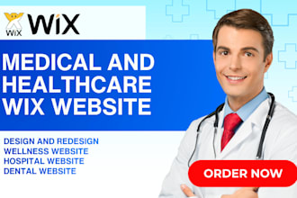 create wix doctor website healthcare websites, medical websites, dental websites