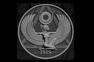 create 3d bas relief, shaded map relief, architectural or coin relief for print