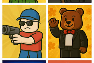 2d or 3d pfp for roblox, youtube