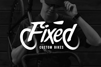 create a professional business bike logo design