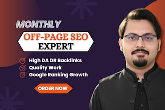 our agency will provide monthly off page SEO for wordpress
