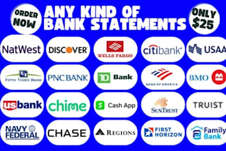 reconcile bank statement PDF to editable format