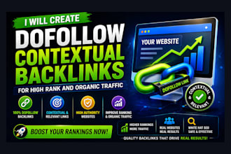 create dofollow backlinks for high rank and organic traffic