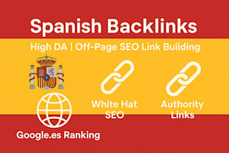 build high quality spanish backlinks for off page SEO link building