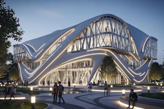 create 3d parametric design, architectural with grasshopper and rhino
