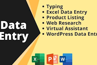 handle your data entry, document typing and file conversion