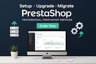 setup prestashop, install plugins, upgrade, update and migrate prestashop server
