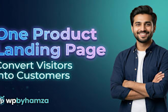 create a one product landing page that converts in wordpress