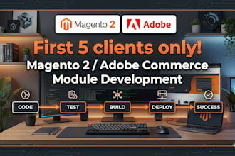 install or develop a custom magento 2 module or feature for first 5 clients only
